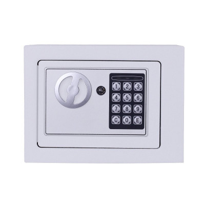 Két sắt mini điện tử trắng có rãnh