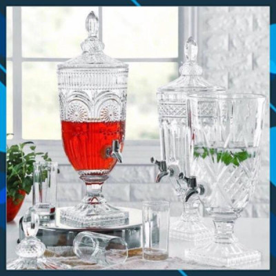  BÌNH THỦY TINH CAO CẤP CÓ VÒI 3L( hình ngẫu nhiên )