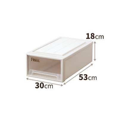 TENMA Hộp Lưu Trữ Quần Áo FC53 JAPAN QUALITY, Có Thể Xếp Chồng, Bánh Xe Bán Rời, Nhiều Kích Cỡ