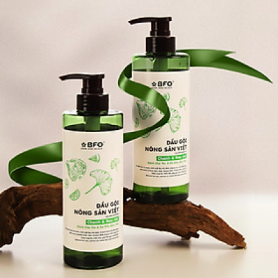Combo Dầu Gội & Dầu Xả Chiết Xuất Nông Sản Việt Gừng, Bưởi, Chanh 500ml | Làm Sạch, Nuôi Dưỡng Da Đầu, Tự Hào Hàng Việt