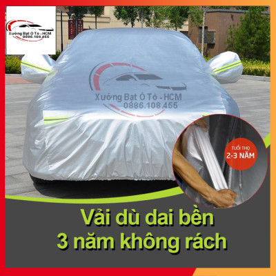 [VINFAST FADIL] Bạt Phủ Ô Tô Vải Dù Oxford, Tráng Nhôm Cao Cấp, Áo Trùm Bảo Vệ Xe VINFAST FADIL, Bạc Phủ Trùm Chống Nóng Chống Mưa, Chống Xước Xe, Bạt Của Xưởng Được May Theo Kích Cỡ Xe, Cam Kết Vừa Xe, Bền Và Đẹp Tới 2 Năm
