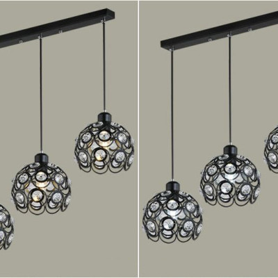 Bộ đèn thả ALION treo trần trang trí độc đáo - kèm bóng LED và đế ốp trần