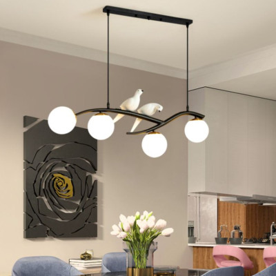 Đèn thả bàn ăn DOVE trang trí không gian phòng ăn hiện đại - Tặng kèm bóng đèn đầy đủ.