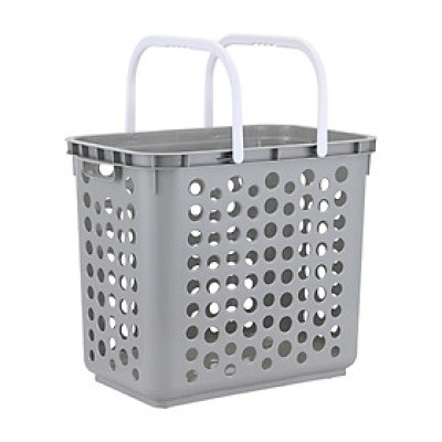 Giỏ Đựng Đồ Dơ NIPPON, Lưu Trữ Quần Áo Gọn Gàng, Kèm Tay Cầm Tiện Lợi, 3 Màu Xám, Trắng, Xanh Mint 52 x 32,50 x 42 cm | Index Living Mall | Nội Thất Nhập Khẩu Thái Lan