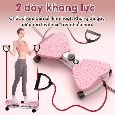 BG Dụng cụ tập thể dục 3003R xoay eo bụng đứng cho massage chân giảm cân, bàn xoay eo tập bụng, xoay eo
