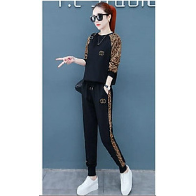 SET BỘ THỜI TRANG PHỐI HỌA TIẾT BEO TAY DÀI