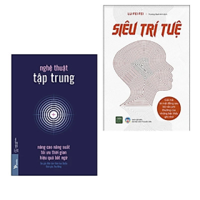 Combo 2Q Sách Tư Duy - Kĩ Năng Sống : Siêu Trí Tuệ - Giải Mã Bí Mật Đằng Sau Bộ Não Phi Thường Của Những Bậc Thầy Ghi Nhớ + Nghệ Thuật Tập Trung - Nâng Cao Năng Suất, Tối Ưu Thời Gian, Hiệu Quả Bất Ngờ