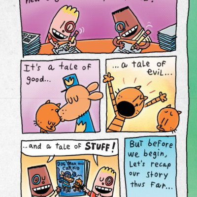 Dog Man #4: Dog Man And Cat Kid: A Graphic Novel