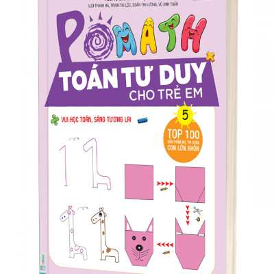 Combo 3 Cuốn Pomath Toán Tư Duy Cho Trẻ Em 4 - 6 tuổi (Tập 4,5,6)