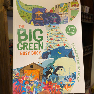 Sách - Big Green Busy Book by Damara Strong | Learn Simple Ways - Children
