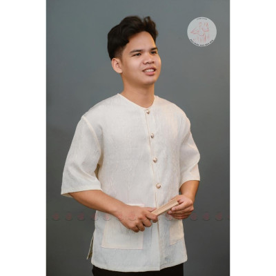 [Đặt May] Áo lẻ bà ba nam vải tafta ép cao cấp, may riêng theo yêu cầu