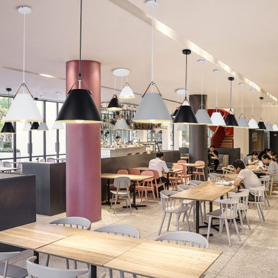 Bộ 3 đèn thả 3 màu trang trí bàn ăn, phòng khách TRUNDER cao cấp kèm bóng LED chuyên dụng