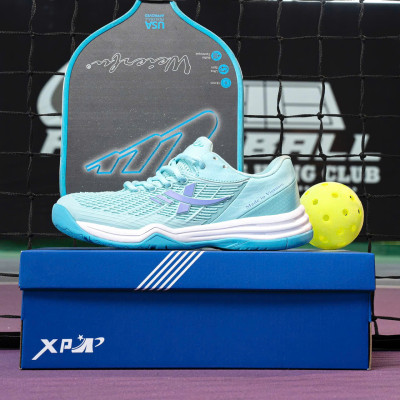 Giày XP Xampo Max chuyên chơi Pickleball, cầu lông dành cho nữ - Đế kếp siêu bền, nhẹ, êm - Hàng chính hãng