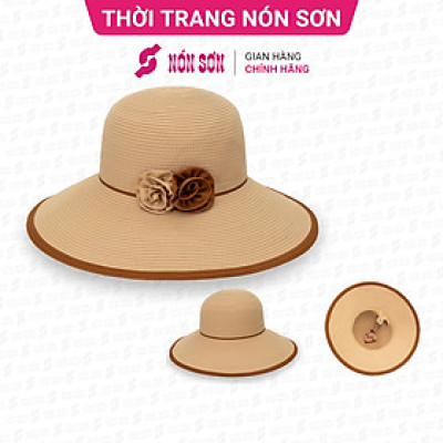 Mũ vành thời trang NÓN SƠN-XH001-108-KM3