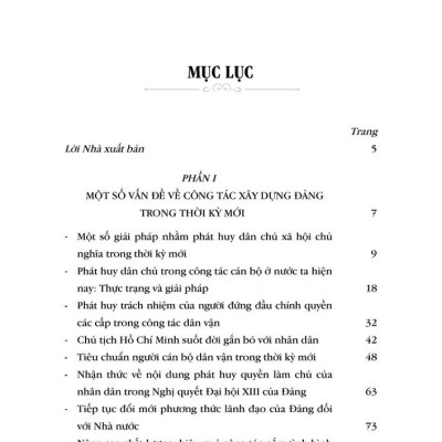 Đảng và Dân trong thời kỳ mới - bản in 2025