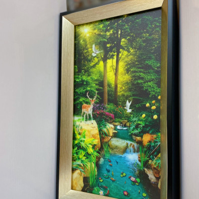 Tranh đèn LED nghệ thuật TR-07 hiện đại 3 chế độ ánh sáng