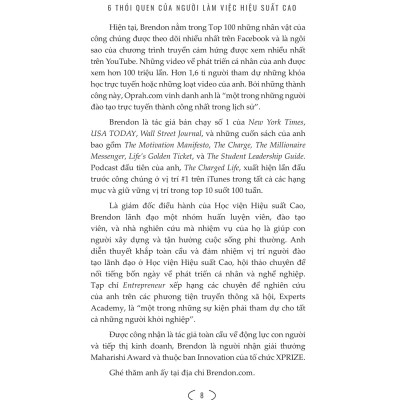 6 Thói Quen Của Người Làm Việc Hiệu Suất Cao