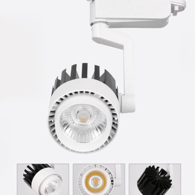 Combo 3 đèn rọi ray + 1 ray 1 mét vỏ trắng DX100 loại chuẩn