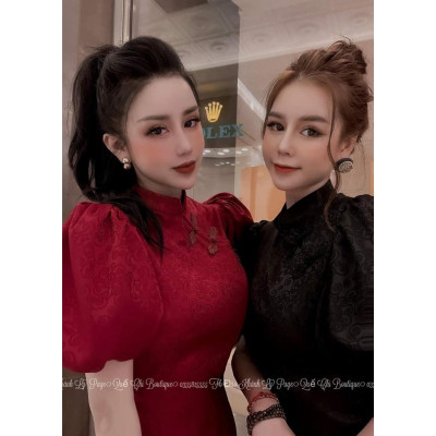 ĐỒ LAM ĐI CHÙA  Gấm Tay Phồng Thượng Hạng