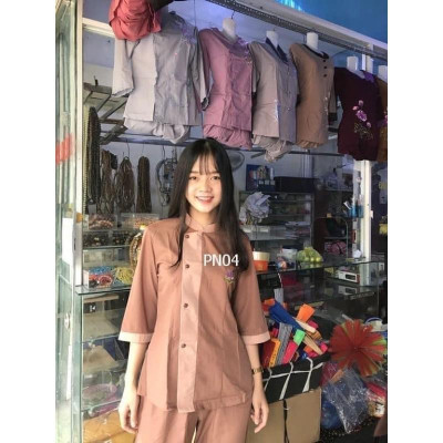 Đồ Lam Đi Chùa #Pháp Phục Phật Giáo#Lãnh Tựu Phối Nữ ss2