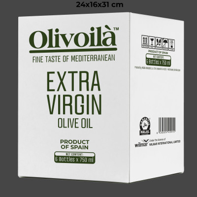 Dầu Ôliu Nguyên Chất Olivoilà (750ml / Chai)