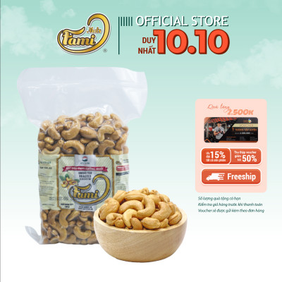 Hạt Điều Rang Không Muối Bịch CK Fami (500g)