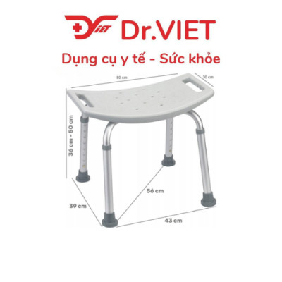 Ghế Tắm Người Già Lucass SC‑97 Khung Nhôm Nhẹ – Chống Trượt, An Toàn