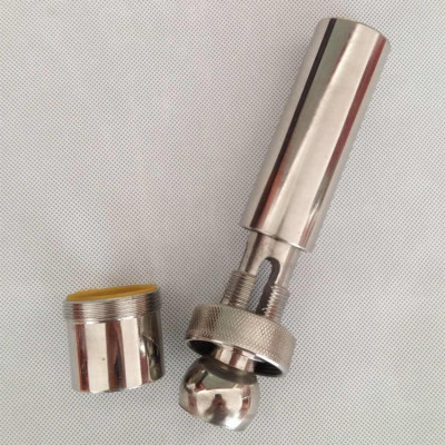 Đầu phun hình cột nước INOX phi 27mm phun nước nghệ thuật