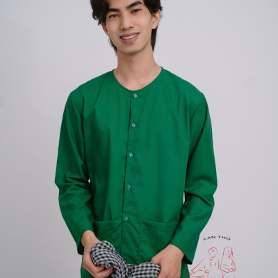 BIGSIZE Bộ bà ba Cate màu xanh lá- Miền tây giá rẻ- Có bộ bà ba Bigsize- Bà ba sỉ toàn quốc, may áo bà ba theo yêu cầu