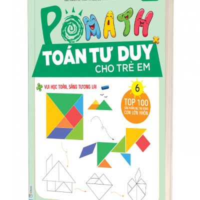 Combo 3 Cuốn Pomath Toán Tư Duy Cho Trẻ Em 4 - 6 tuổi (Tập 4,5,6)