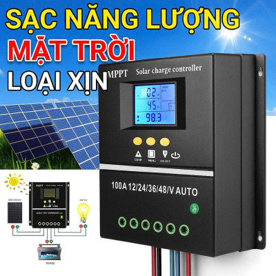 Bộ Sạc Năng Lượng Mặt Trời MPPT 80A – Tự Động Nhận 12V/24V/36V/48V, Siêu Bền, Hiệu Suất Cao Loại Xịn , đèn trang trí