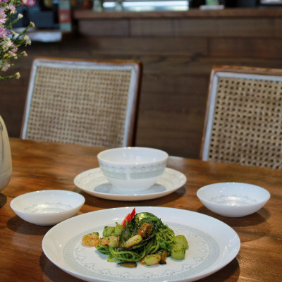 Chén thủy tinh Luminarc Diwali Geometric Blue 11.5cm kháng vỡ, cường lực, đựng thức ăn - V6535