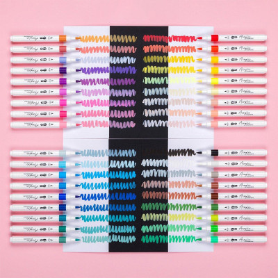 Hộp 36 Bút Lông Màu Acrylic Markers 1 Đầu - Colokit ACM-C005