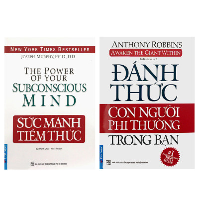 Combo Đánh Thức Con Người Phi Thường Trong Bạn + Sức Mạnh Tiềm Thức ( 2 Cuốn )(Tái Bản )
