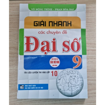 Sách - Combo Giải nhanh các chuyên đề đại số + hình học lớp 9