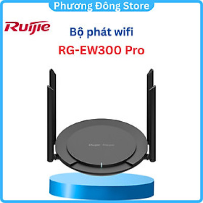 Bộ phát wifi Ruijie 4 râu RG-EW300 Pro 300Mbps - Hàng chính hãng