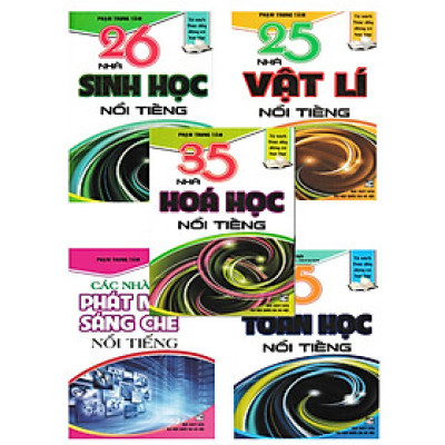 Combo Các Nhà Khoa Học Nổi Tiếng (Bộ 5 cuốn)