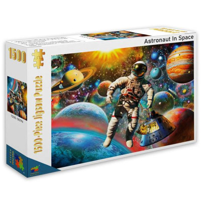 Bộ Tranh Ghép Hình Minh Châu - 60 x 80 cm (1500 Mảnh Ghép) - Astronaut In Space