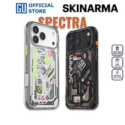 Ốp Lưng Cho iPhone 17 Pro/ 17 Pro Max SKINARMA SPECTRA Mag-Charge In Họa Tiết IML Cao Cấp Hàng Chính Hãng