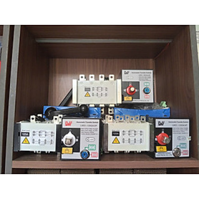 Bộ chuyển nguồn tự động ATS khối LWS1 125A 1 pha 2P 220V và 4P 380V