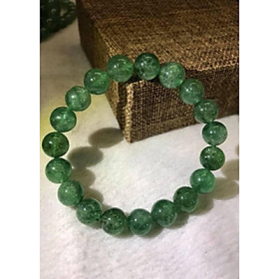 Vòng thạch anh dâu xanh tự nhiên 10ly nữ mệnh MỘC HOẢ 