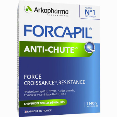 Viên uống Arkopharma Forcapil Anti-Chute hỗ trợ tóc, móng chắc khỏe (30 viên) - Hàng chính hãng