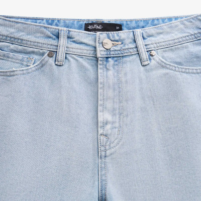 Quần short denim nam nhãn point. Straight - ROUTINE 10F25DPS002
