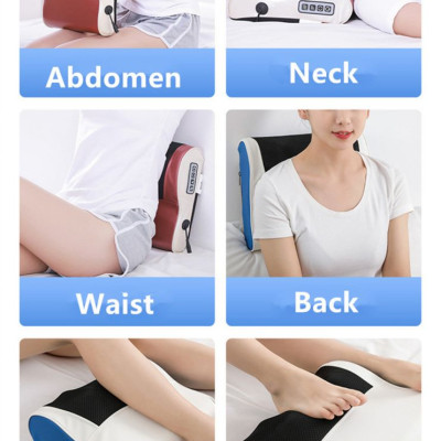 Gối Massage Vai, Cổ, Gáy Cột Sống 12 Bi Đa Chức Năng 24W