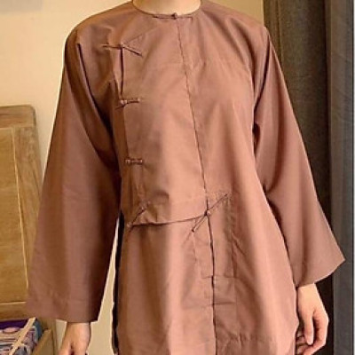 ĐỒ LAM ĐI CHÙA Đồ Đi Chùa# Vạt Hò Nút Thắt Vải Kate Mịn