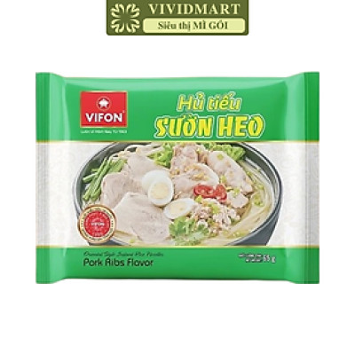 VIFON - Hủ tiếu Vifon hủ tiếu Sườn heo, Hủ tíu Sườn heo Vifon, Vifon Hủ tiếu Sườn heo, Hủ tíu Vifon (65g/gói)