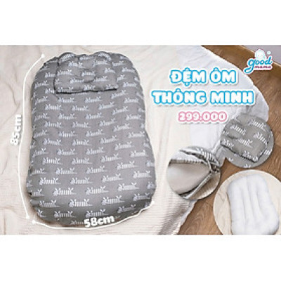Đệm cho bé sơ sinh nằm ngủ, vải mềm mát lạnh, êm ái, giúp bé ngủ ngon