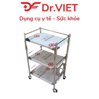 Xe đẩy DCG-30 và DCG-31-3 tầng - 1 vòng/2 vòng - 35*50 (Không Hộc)