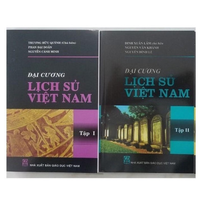 Sách - Combo Đại Cương Lịch Sử Việt Nam Tập 1 + Tập 2 - NXB Giáo Dục - HV