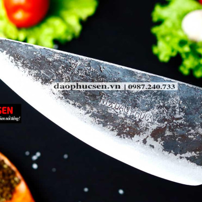 Dao Phúc Sen - Dao bầu lọc cán gỗ 20 (DAO PHÚC SEN RÈN THỦ CÔNG)